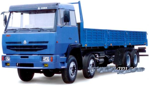 8x4 50 Ton Heavy Cargo Trucks , SINOTRUK Heavy Duty Cargo Truck