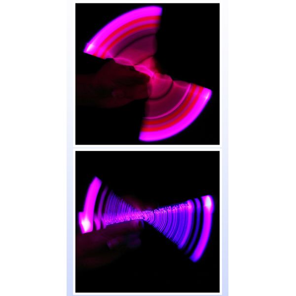 Plastic Luminous Hand Spinner Pen for Stress Relief and Creative Writing Length of 0M