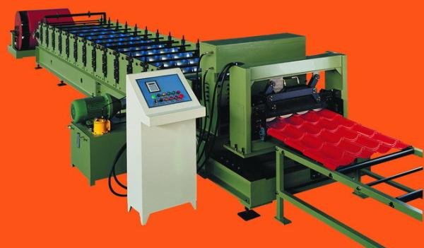 Electric Steel Tile Sheet Forming Machine with Cutting Blade Cr12