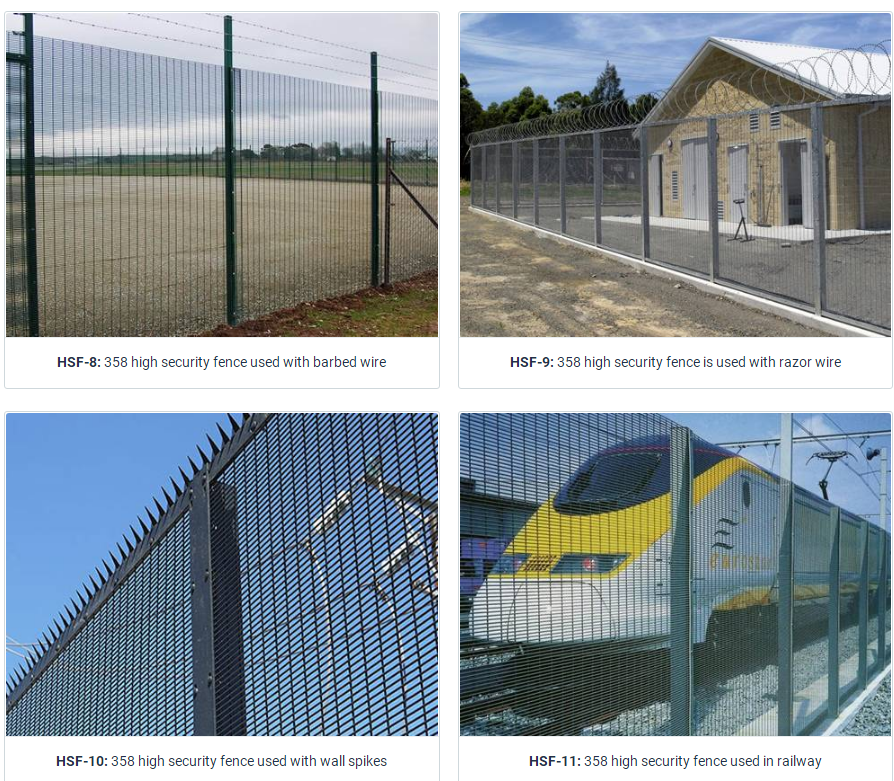 Анти--подъем, Анти--отрезок, загородка высокого уровня безопасности коррозионной устойчивости 358