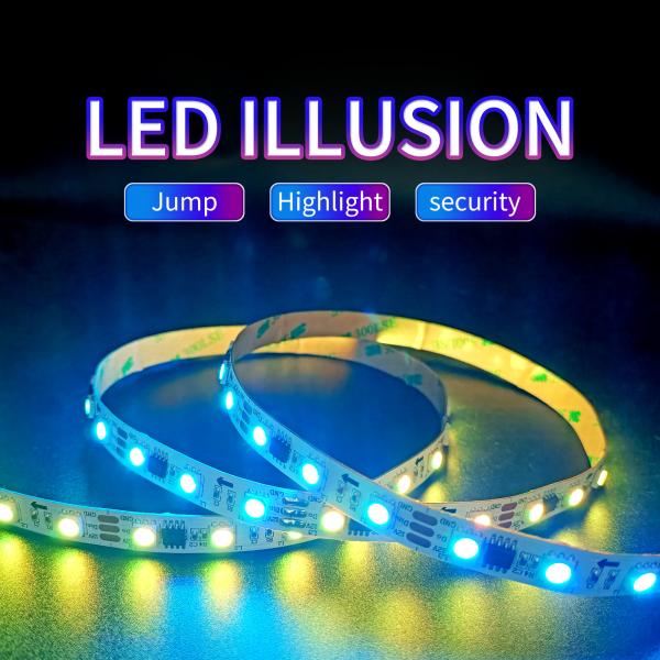 5050 RGB Bar Colorful Running Lamp Flexible Neon Light Band