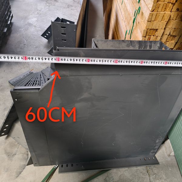 Fire Resistance Hot-Dip Galvanized Wall-Mounted Cable Tray for Electrical Wiring Management