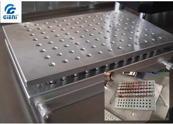 Aluminium 96 Cavities Manual Metal Lipstick Mold For Color Cosmetic Filling Machine