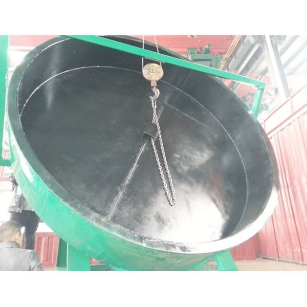 Inche a máquina do granulador do adubo do solo, disco Pan Granulator Plant Manufature