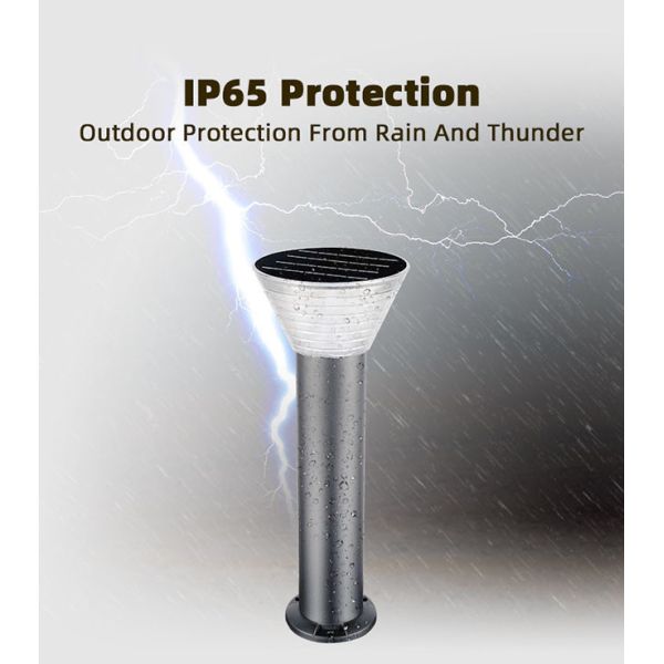 Energy Conservation Solar Lawn Lights 3200AH 6400mAH 30cm 60cm 80cm Height