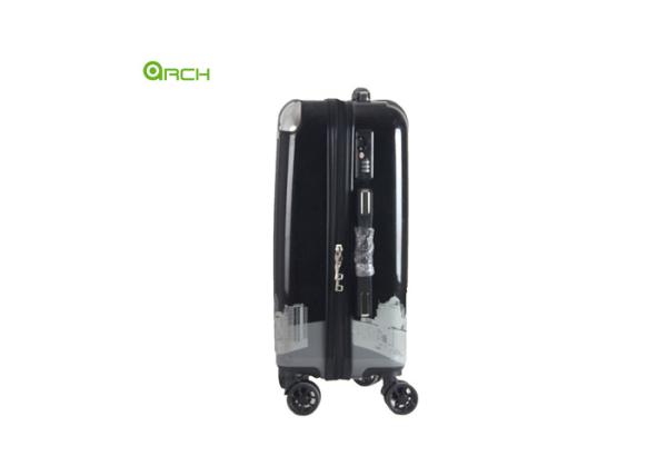 Durable Double Spinner Wheels Travel Trolley Suitcase With Metal Corner Protector