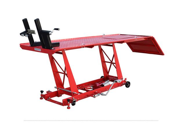 MXC76 Pneumatic Motorcycle Lift Table Heavy Duty Lift Table Platform Capacity 400Kg