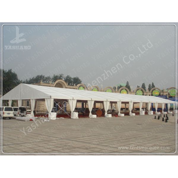 Ultraviolet Resistant Aluminum Outdoor Party Tents Transparent PVC Fabric Cover