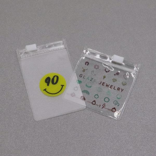 Wholesale Holographic Packing Bag Jewelry Pouch Custom Frosted Zipper Bag For Jewelry