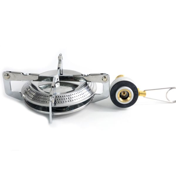 Outdoor Mini Camping Gas Stove with Stainless and Copper Portable Folding Gas Oven