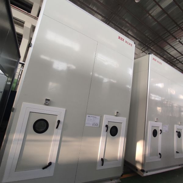 Industrial Water Cooling Modular Sectional Air Handling Unit with EC Fan Motor and HEPA Filter High Air Speed & Capacity