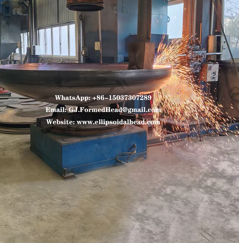 PED Stainless Steel Polished 304L 316L Standard 2:1 Elliptical Tank Base Bottom Heads