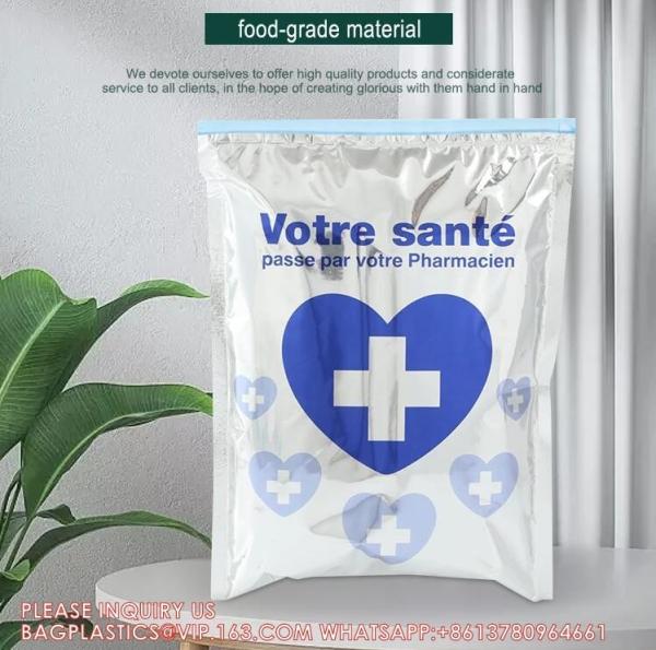 Sustainable Recyclable Custom Size Foil Liner Insulation Bag Fruit Fresh-Keeping Medicines Thermal Cooler Bag