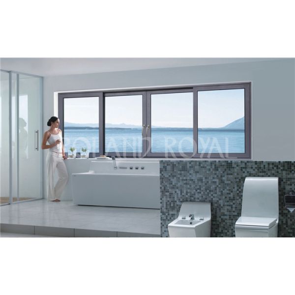 Алюминий подгонянный модой сползая стекло Виндовс двойное застекленное 5мм+12А+5мм