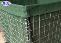 Barrières militaires soudées galvanisées de la défensive HESCO avec le service d'OEM de tissu de géotextile