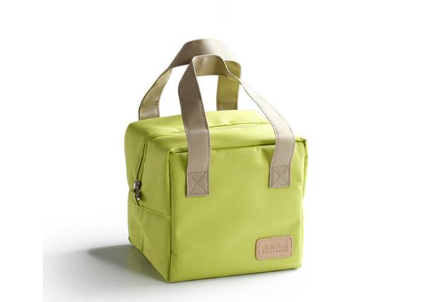 600D Polyester Insulated Lunch Bag , Heat Retention Lunch Box Cooler Bag