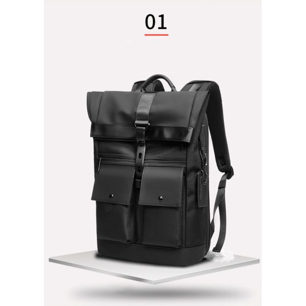 Male Daily Used Waterproof Smart Backpack 20-39 Litre Wear Resistance
