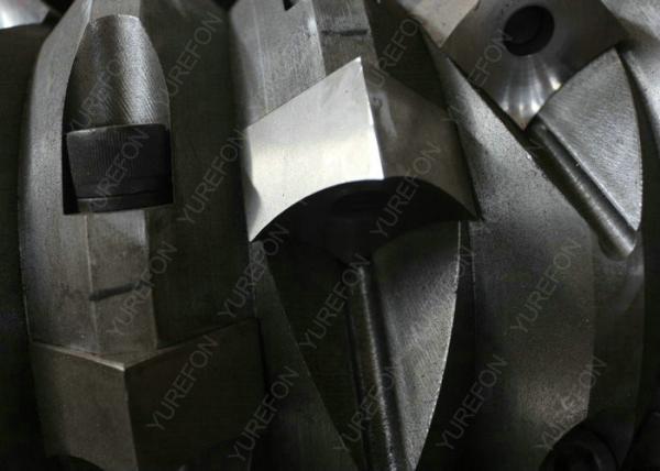 37 KW Plastic Shredder Machine , Single Shaft Carton Shredder Machine With Cooling System