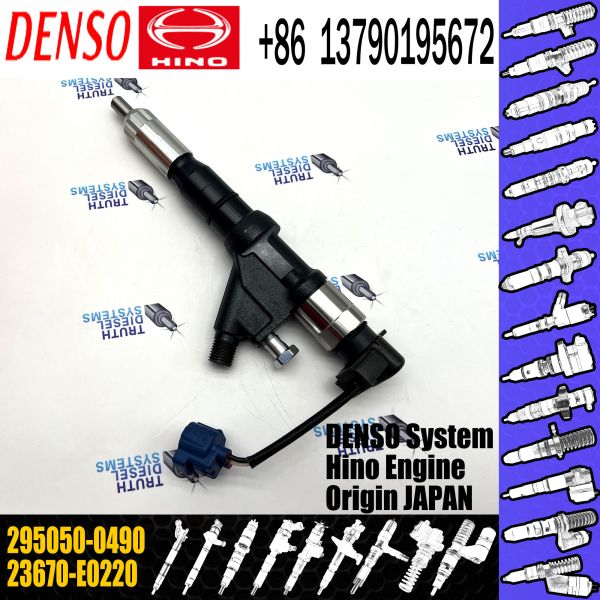 Injector 23670-E0220 295050-0490 injector for HINO high quality durable injector nozzle 23670-E0220 295050-0490