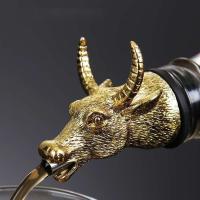 Material de aleación de zinc de forma animal para botellas de vino hechas a medida
