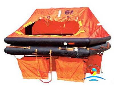 Marine Rescue Equipment Inflatable Life Rafts 4 Person For Yacht