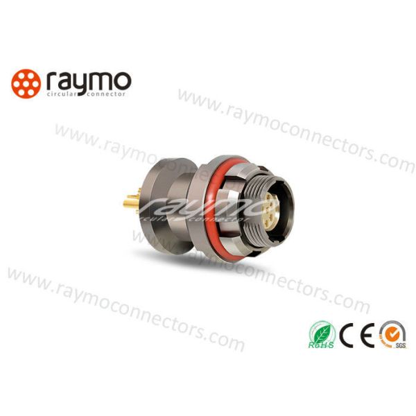 Push Pull Industrial Plugs Connectors Multiple Pin Threaded Coupling Alternate
