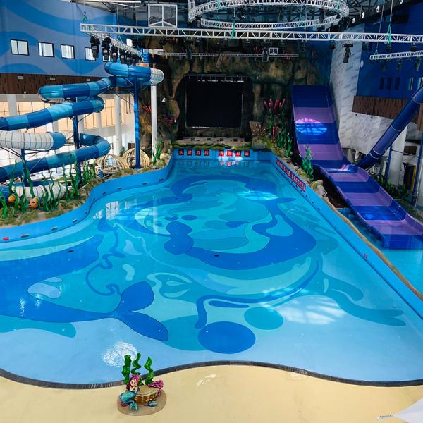 Customized Fiberglass Water Park Water Slides Tube for Sale Equipment Boomerang Water Slide