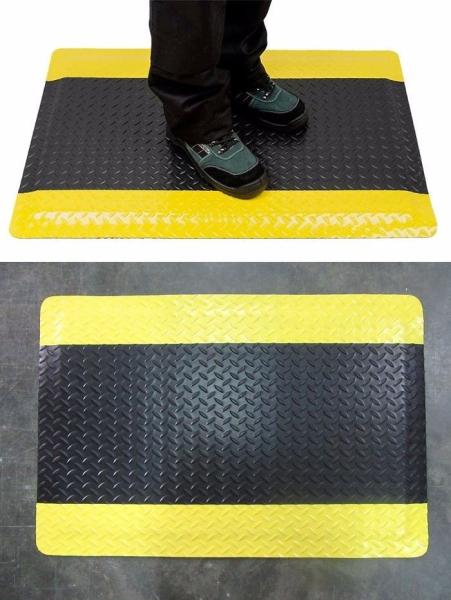 ESD Tapete Anti-cansaço Tapete Industrial Anti-derrapante Tapete Anti-cansaço PVC+EPDM+Tapete de Borracha