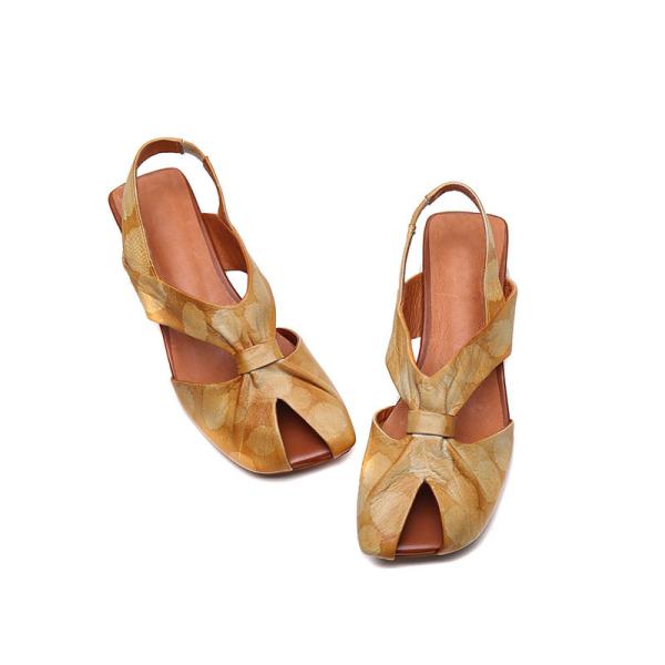 S253 Ladies Sandals 2020 Summer Fog Fantasy Craft Open Toe Sandals Fashion Wedge Heels