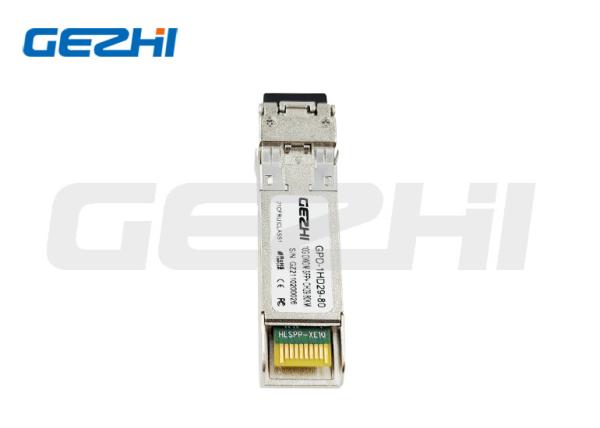 10GBASE SFP+ DWDM émetteur-récepteur optique à multiplexage par division de longueur d'onde dense 100% compatible