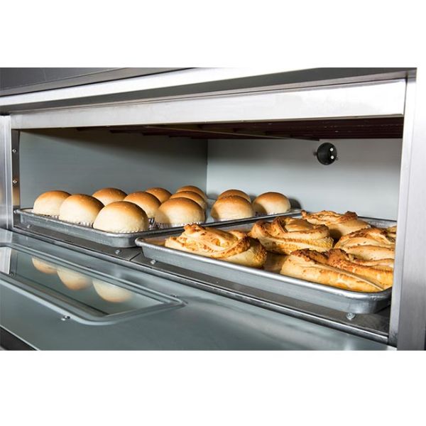 Печь газа 4 подносов палубы 4 плит 2 для магазина хлеба пекарни