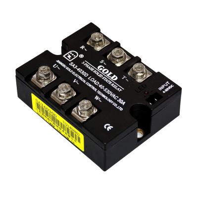 Cruzamento zero Zvs 3 relé 20a da fase SSR