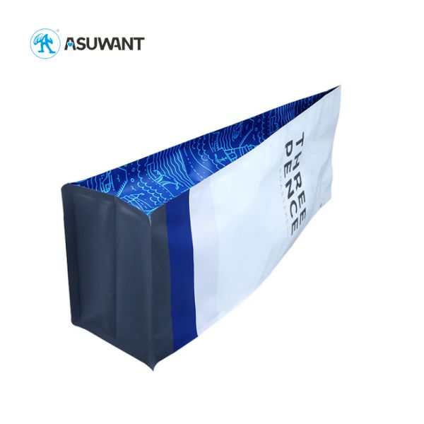 Four Side Self Sealing 500g MOPP VMPET Flat Bottom Bags