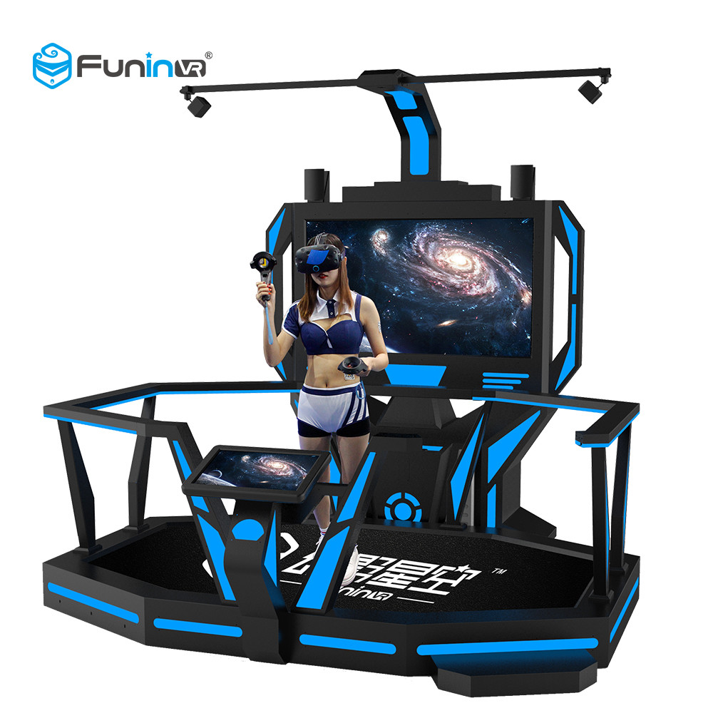 синь игрока игрового автомата 1 платформы космоса 220В ВР идя с чернотой
