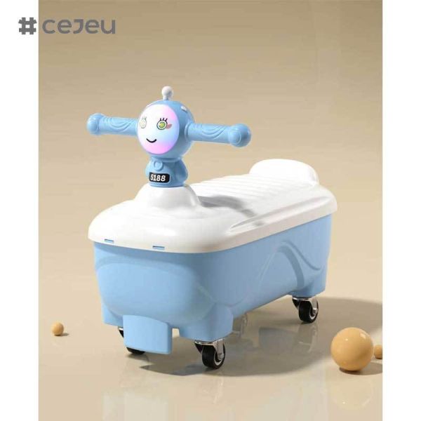 CJ-ZYB—5188 2025 Quality Children's Skateboard Storage Box New Design Four-Wheeler Toy for 2-4 Years Old Plastic Exercise Car Made in China