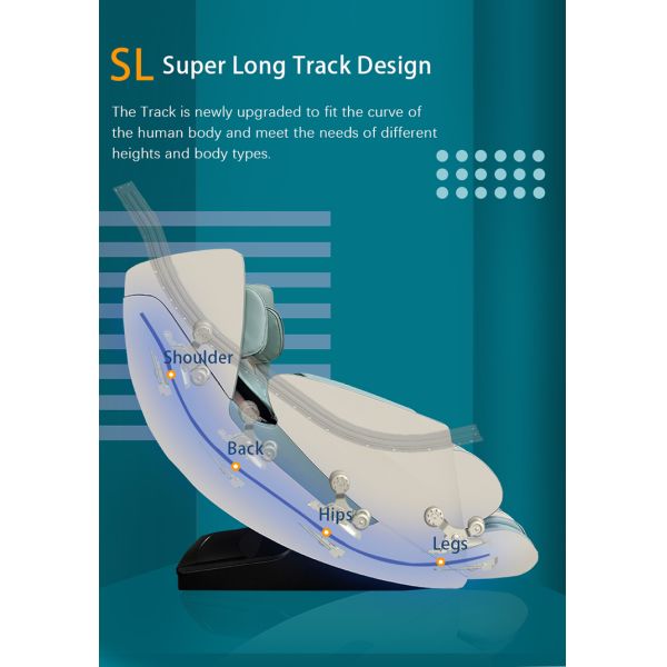 Recliner Sofa SL Track Massage Chair Full Body Care Zero Gravity 127 Degree