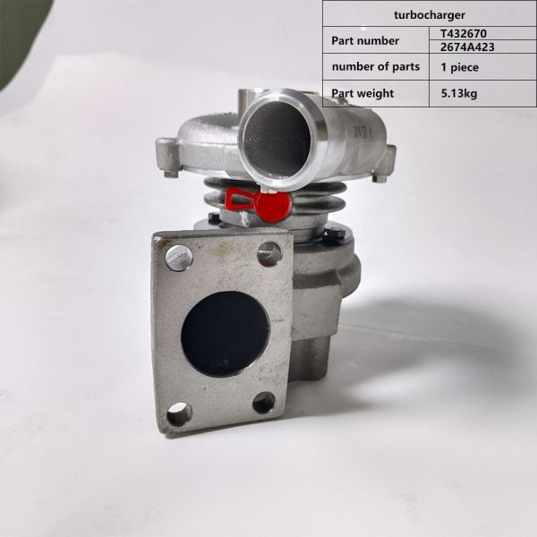 Perkins 1103 Series Turbocharger T432670 2674A423 558-6961