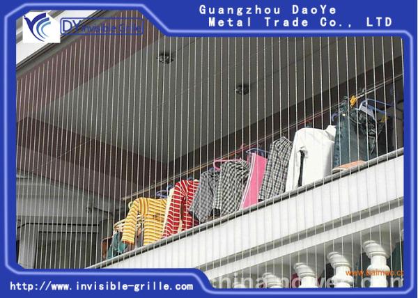 Custom Fire Rated Aluminium Wire Safety Invisible Grille