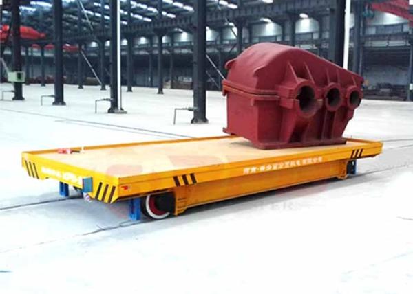 carro de trilho material pesado da planta da fundição do motor da C.C. da energia 25t elétrica