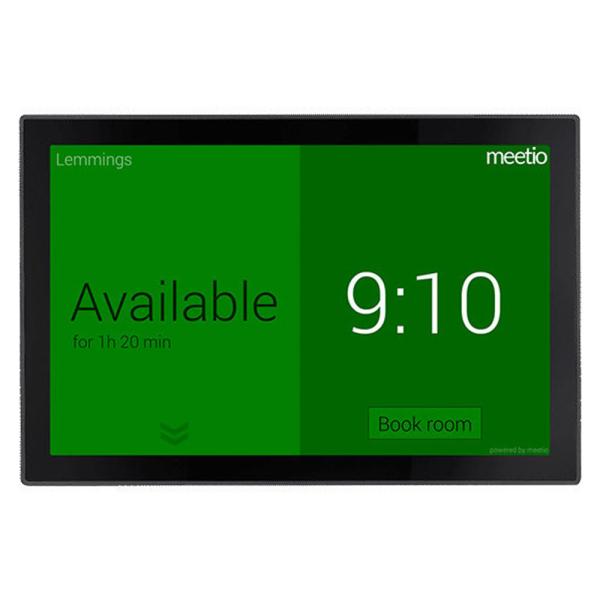 Glass Wall Mount Android POE 10.1 Inch Tablet With NFC Reader LED Light Bar For Office