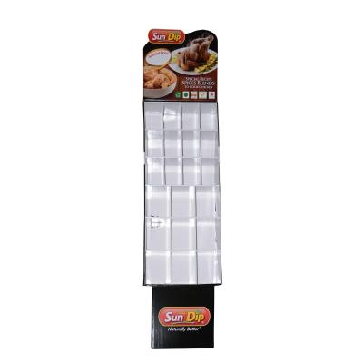 Flat Packaging Cardboard Shelf Display Individually Packaged For Simple Shipping