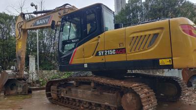 Sany SY215 ACE Used Crawler Excavator With Isuzu AM-4HK1X Engine Model