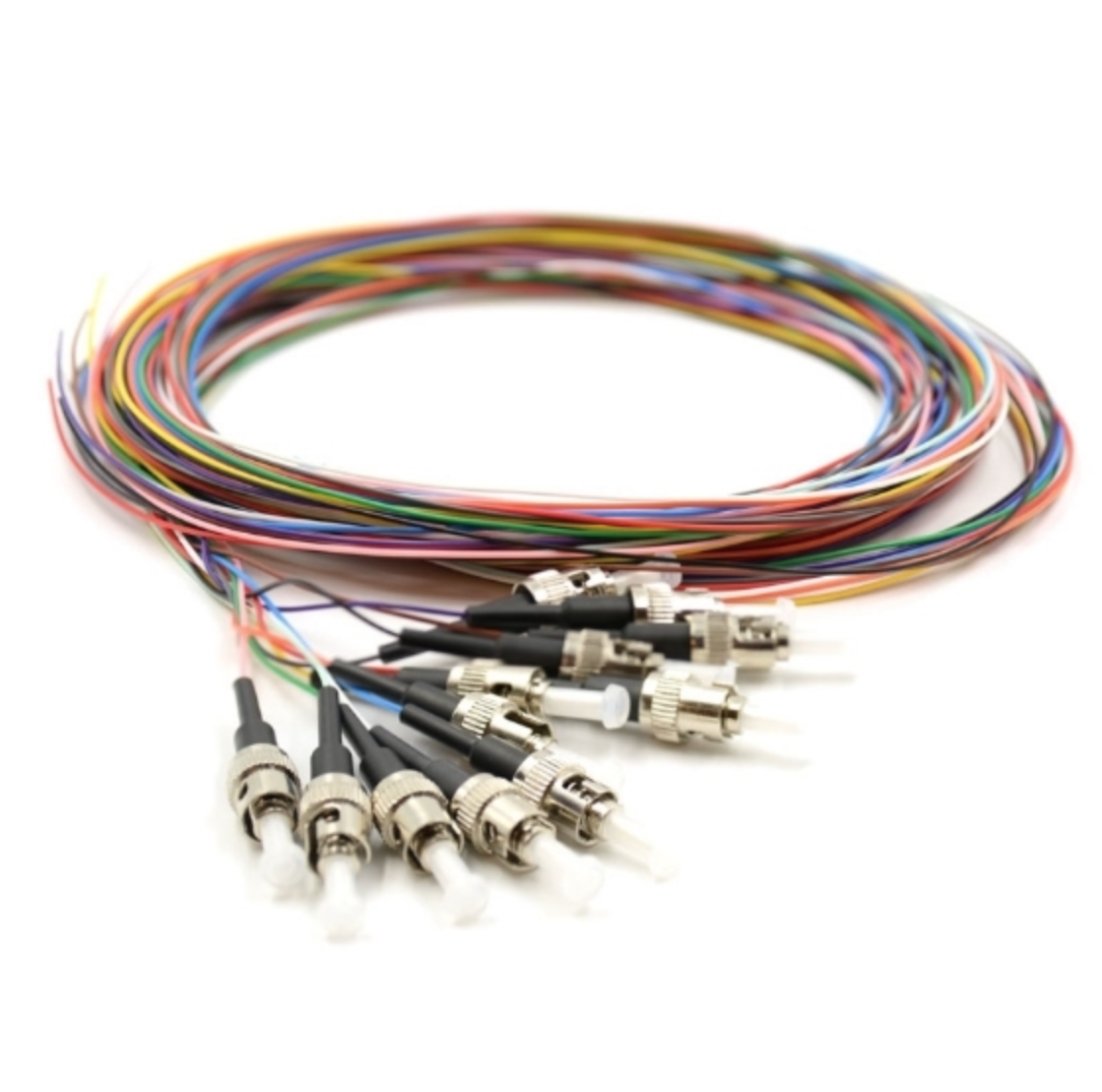 Однорежимный ST оптоволоконный разъем для ST Pigtail ST Patch Cord