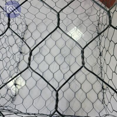 Facile d'assembler la protection contre les chutes de roches Corbeille de gabon nette anti-rouille Corbeille de gabon tissée en pierre remplie
