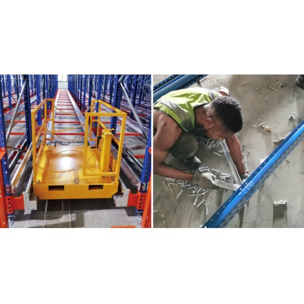 Radio Shuttle Racking Pallet Runner Rack