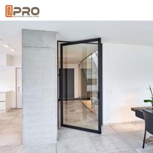 Outward Opening Entry Pivot Doors Thermal Insulated Aluminum Frame modern pivot