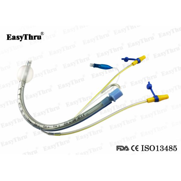 Tubes endotrachéales luminaires à aspiration jetables avec respirateur à manchette