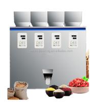 Máquina de pesagem de chá multifunção 4 cabeças para frutos secos