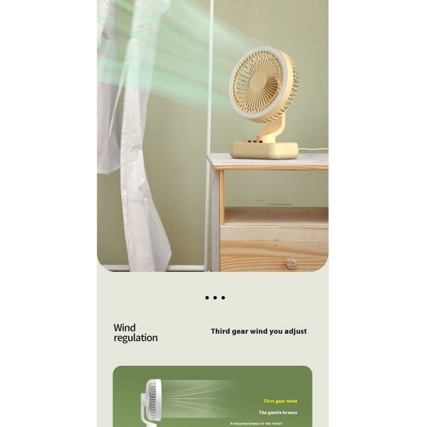Custom Design Usb Rechargeable Desk Fan Home Use Portable Table Fan Rechargeable