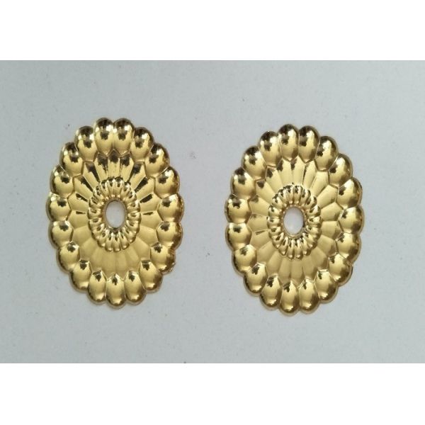 Religious Flower Coffin Accessories / Round Casket Hardware Kit